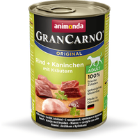Animonda GranCarno Original Adult wołowina i królik z ziołami 800g