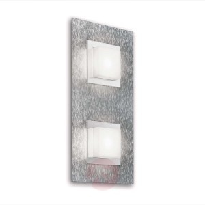 GROSSMANN Basic kinkiet LED 2-punktowy, aluminium