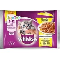 Whiskas Junior potrawka drobiowa w galaretce 4x85g - Do każdego zamówienia dodaj prezent. Bez dodatkowych wymagań - tak łatwo jeszcze nie było!