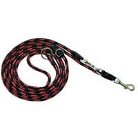 Chaba Smycz Linka regulowana czarno czerwona 8mm/220cm - Do każdego zamówienia dodaj prezent. Bez dodatkowych wymagań - tak łatwo jeszcze nie było!