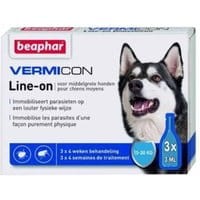 Beaphar Vermicon Line On krople na pchły i kleszcze dla średniego psa 3 x 3ml - Do każdego zamówienia dodaj prezent. Bez dodatkowych wymagań - tak łatwo jeszcze nie było!