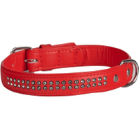 Dingo Obroża Glamour czerwona 18mm/47cm - Do każdego zamówienia dodaj prezent. Bez dodatkowych wymagań - tak łatwo jeszcze nie było!