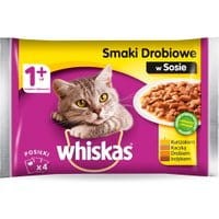 Whiskas Wybór dań drobiowych w sosie 4x100g - Do każdego zamówienia dodaj prezent. Bez dodatkowych wymagań - tak łatwo jeszcze nie było!