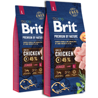 Brit Premium By Nature Junior Large L 2x15kg
