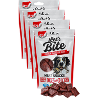 Brit Let's Bite Meat Snacks Beef Dices with Chicken 80g x 4