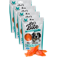 Brit Let's Bite Meat Snacks Chicken Fillet 80g x 4