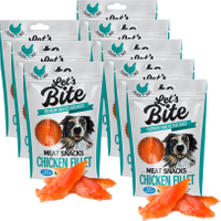 Brit Let's Bite Meat Snacks Chicken Fillet 80g x 8