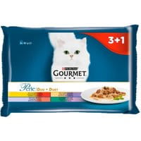 Gourmet Perle Delikatny Mięsny duet 85g x 4 (multipak x 1) - Do każdego zamówienia dodaj prezent. Bez dodatkowych wymagań - tak łatwo jeszcze nie było!