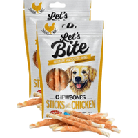 Brit Let's Bite Chewbones Sticks with Chicken 300g