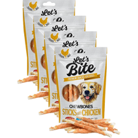 Brit Let's Bite Chewbones Sticks with Chicken 300g x 4