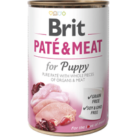 Brit Pate & Meat Puppy z kurczakiem i indykiem 400g