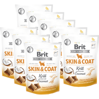 Brit Care Functional Snack Skin & Coat Krill 150g x 8