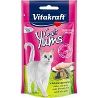 Vitakraft Kot Cat Yums kurczak z kocią trawą 40g x 8