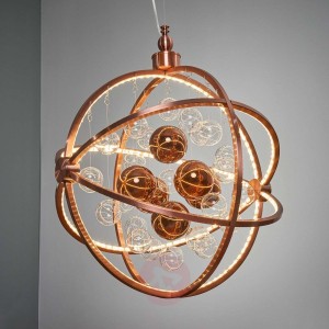 Lampa wisząca LED Universum, jak galaktyka