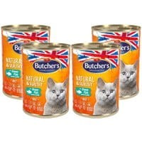 Butcher's Natural&Healthy Cat z rybą morską kawałki w galarecie 400g x 4
