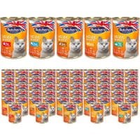 Butcher's Natural&Healthy Cat mix 5 smaków 400g x 60