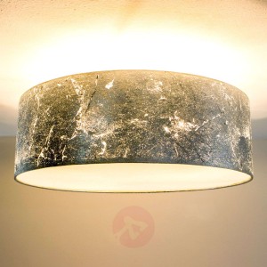 Lampa sufitowa AURA pokryta srebrnym szlagmetalem