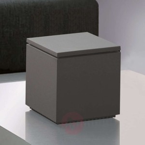 Lampa stołowa LED Cuboled, sześcian, antracyt