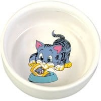 Trixie Miska ceramiczna z kotkiem biała 0,3L - Do każdego zamówienia dodaj prezent. Bez dodatkowych wymagań - tak łatwo jeszcze nie było!