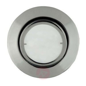 Okrągła lampa wpuszczana LED JOANIE, chrom