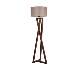 Lampa podłogowa „Avi Walnut”, Ø 45, wys. 166 cm