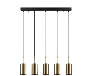 Lampa wisząca „Kem Antique Black”, 9 x 79 x 120 cm