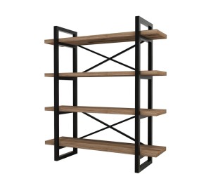 Regał „Makro Walnut”, 33 x 106 x 120 cm