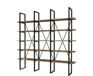 Regał „Beylerbeyi Walnut”, 26 x 160 x 160 cm