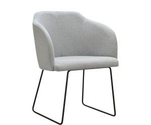 Krzesło „Clio Ski Light Grey”, 55 x 56 x 80 cm