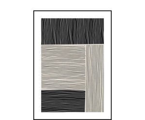 Dekoracja ścienna „Ribbing 1”, 50 x 70 x 1,9 cm