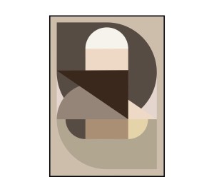 Dekoracja ścienna „Comp 3”, 30 x 40 x 1,9 cm
