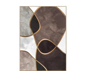 Dekoracja ścienna „Velvet Shapes 3”, 30 x 40 x 1,9 cm