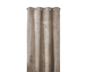 Zasłona „Velvet Eyelets Beige”, 140 x 270 cm