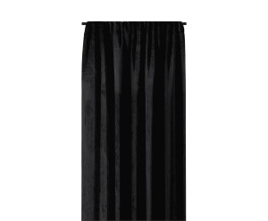 Zasłona „Velvet Pleat Black”, 140 x 270 cm