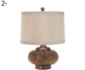 Komplet 2 lamp stołowych „Nicholas”