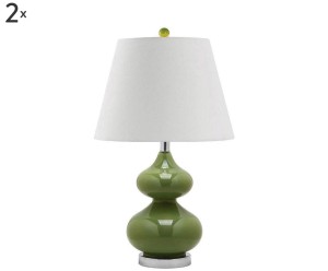 Komplet 2 lamp stołowych „Nidawi”