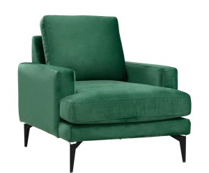 Fotel „Papira Green”, 90 x 80 x 88 cm