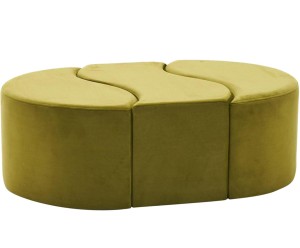 Puf „Alya Green”, 80 x 120 x 40 cm