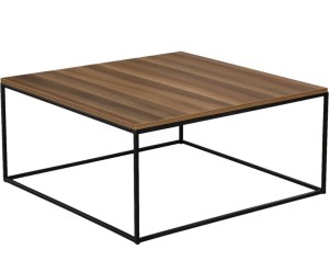 Stolik kawowy „Poly Walnut”, 75 x 75 x 43 cm