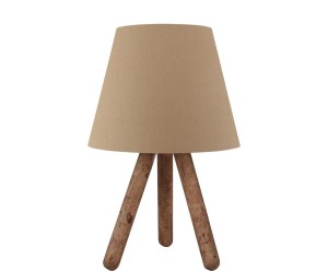 Lampa stołowa „Ollie Brown & Walnut”, Ø 29, wys. 33 cm