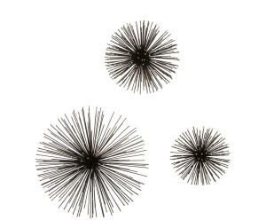 Komplet 3 dekoracji ściennych „Spike”