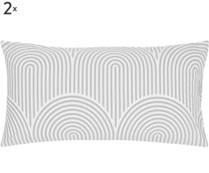 Komplet 2 poszewek na poduszkę „Arcs”, 40 x 80 cm