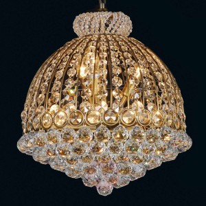 Bogaty kryształowy żyrandol Dora