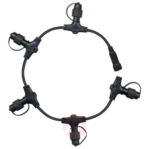 Kabel pierścień z  5 przyłączami do systemu 24