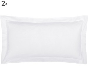 Komplet 2 poszewek na poduszkę „Premium”, 40 x 80 cm