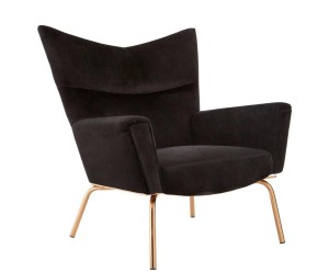 Fotel „Novara Black”, 90 x 93 x 74 cm