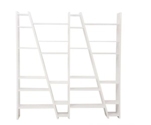 Regał „Bernetta White”, 30 x 190 x 195 cm
