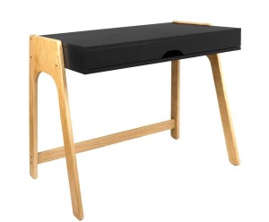 Biurko „Aura Oak-Black”, 53 x 94 x 76 cm