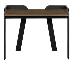 Biurko „Maya Walnut&Black”, 29 x 120 x 176 cm