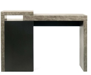 Biurko „Detroit Black”, 35 x 119 x 82 cm